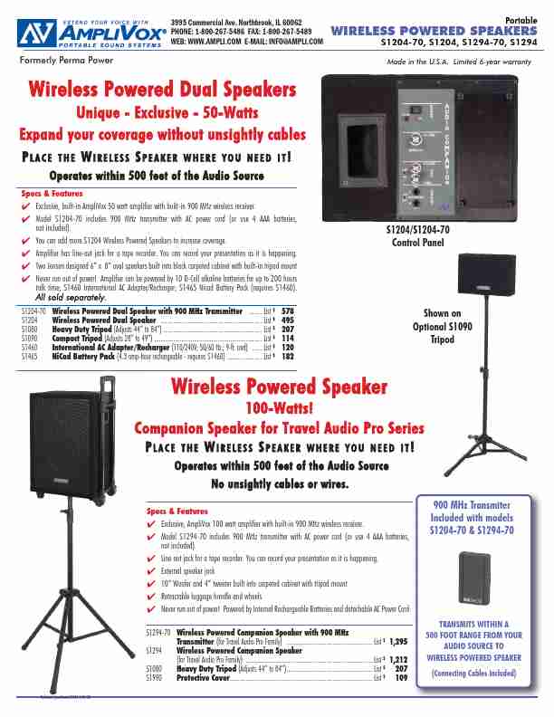 AmpliVox Speaker System S1294-70-page_pdf
